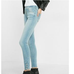 Express Mid Rise Ankle Jean Leggings